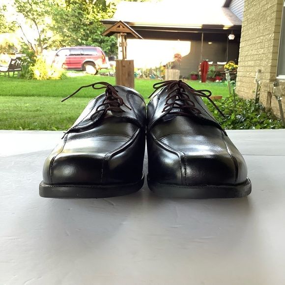 Clark Collection WHIDDON CAP TOE OXFORD Men Dress Black Shoes Lace Tie Sz 11 - Picture 5 of 8